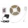LED Strip 5m RGB kleurrijke waterdichte kleurrijke licht + power adapter &pi foto 1