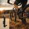 Fietspomp Staande Metalen Hand met verwisselbare tips Zwart foto 2