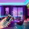 RGB LED Strip Farve 5m 50x50 Vandtæt IP65 MultiChip Stor fjernbetjening billede 1
