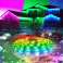 RGB LED Strip Farve 5m 50x50 Vandtæt IP65 MultiChip Stor fjernbetjening billede 2