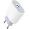 Alogy USB-C Tipo C Cargador de carga rápida 18W Blanco fotografía 6