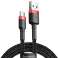 Baseus Cafule USB-C 3A red black cable 50 cm image 1