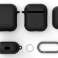 Spigen silicone case for Apple Airpods black image 2