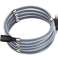 Kabelis 100cm Alogy magnētiskais kabelis USB-USB-C Tips C 2.4A Melns attēls 5