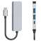 Hub Adapter 2x USB-A HDMI USB-C V2-HUB 4in1 USB-C Grey image 6