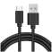 Alogy Високоскоростен USB-A към USB-C тип C кабел 5A 1m Черен картина 1