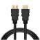 HDMI Cable LXHD90 V2.0 3D 4K Full HD 1.5m Black image 1