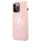Guess GUHCP13LLS4GWPI iPhone 13 Pro / 13 6,1" pink/pink hard case Si image 1