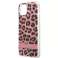 Hádajte GUHCP13SHSLEOP iPhone 13 mini 5,4" ružové/ružové pevné puzdro Leopard fotka 5