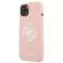 Guess GUHCP13SLS4GWPI iPhone 13 mini 5,4" pink/pink Hartschalenhülle Silico Bild 1