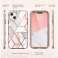 Supcase cosmo iphone 13 / 14 márvány rózsaszín kép 3