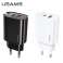 USAMS Wall charger 1x USB-C + 1x USB T35 20W (only head) PD3.0 + image 2