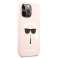 Чехол Karl Lagerfeld KLHCP13XSLKHLP для iPhone 13 Pro Max 6,7" розовый жесткий изображение 5