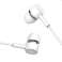 USAMS Stereo headphones EP-12 white / white HSEP1202 jack 3.5mm image 1