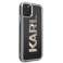 Karl Lagerfeld KLHCN65KAGBK iPhone 11 Pro Max negru / negru Karl G logo-ul fotografia 5