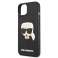 Karl Lagerfeld Case KLHCP13MKH3DBK for iPhone 13 6,1" hardcase 3D Rubbe image 1