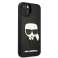 Karl Lagerfeld Case KLHCP13MKH3DBK for iPhone 13 6,1" hardcase 3D Rubbe image 3