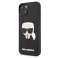 Karl Lagerfeld Puzdro KLHCP13MKH3DBK pre iPhone 13 6,1" pevné puzdro 3D Rubbe fotka 6
