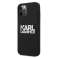 Puzdro Karl Lagerfeld KLHCP12MSLKLRBK pre iPhone 12/12 Pro 6,1" silikón fotka 6