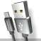 Rock Micro USB Καλώδιο 1m Νάιλον Tarnish εικόνα 1