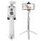 Selfie Stick Tripod with Bluetooth Remote Control wxy-01 White image 1