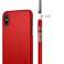 Etui Spigen SGP Thin Fit Apple iPhone X / Xs Metallik Punane foto 3