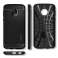 Funda de armadura resistente Spigen Motorola Moto G6 Plus Negro fotografía 5