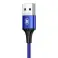 Baseus Rapid 3in1 iPhone микро USB USB-C 3A кабел син картина 3