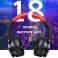 Casque intra-auriculaire sans fil Picun B12 LED SD Bluetooth 5.0 rouge photo 4