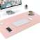 Desk pad protective table mat 90x45cm Rose image 1