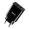 Baseus 2xUSB 2A 10.5W Speed Mini EU Black sienas lādētājs attēls 2