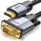 Baseus HDMI σε VGA Enjoyment Series καλώδιο προσαρμογέα Full HD 2m Γκρι εικόνα 1