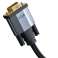 Baseus HDMI σε VGA Enjoyment Series καλώδιο προσαρμογέα Full HD 2m Γκρι εικόνα 2