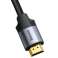 Baseus HDMI σε VGA Enjoyment Series καλώδιο προσαρμογέα Full HD 2m Γκρι εικόνα 3