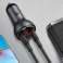 Baseus USB-autolaturi USB+USB-C QC3.0 PD 45W 3A + USB-C S -kaapeli kuva 2