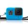 Beschermende Alogy siliconen case voor GoPro Hero 8 met strap blue foto 2