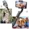 Gimbal Selfie stick for Apexel APL-D6 Tripod stabilizer Blue image 1