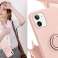 Ring Ultra Slim Alogy Silicone Case for iPhone 12 Mini 5.4 Pink image 6