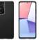 Spigen nestemäinen ilmakotelo Samsung Galaxy S21 Ultra mattamustalle kuva 1