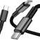 1m Baseus Kabel USB-C auf USB-C Typ C Kabel 100W Schwarz Bild 1