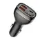 Chargeur de voiture Rock C301 2x USB+ USB-C Type C QC 60W Noir photo 4