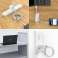 Kabel 100cm Alogy Magnetische USB- Lightning 2.4A Kabel Wit foto 3
