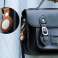 Alogy Leather Tag Holder nøkkelring for Apple AirTag Brown bilde 1