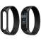 Alogy Solo Loop Strap bracelet en nylon pour Xiaomi Mi Band 5 / 6 / 6 NFC Noir photo 1
