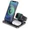 HOCO CW33 3in1 15W Chargeur inductif pour iPhone / Airpods / Watch Bla photo 6