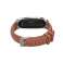 Herms Strap pour Xiaomi Mi Smart Band 5/6/6 NFC Marron photo 2