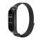 Bracelet en nylon pour Xiaomi Mi Smart Band 5/6/6 NFC Noir photo 4
