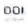 2x Ringke Slim Cover für Apple Watch 7 45mm Klar & Metallic Blau Bild 2