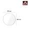 2x Alogy Verre Trempé pour 9H Ecran pour Suunto 9/9 Baro 50mm photo 3