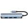 Adaptador de hub USB V1-HUB 4in1 USB-C Cinzento foto 3